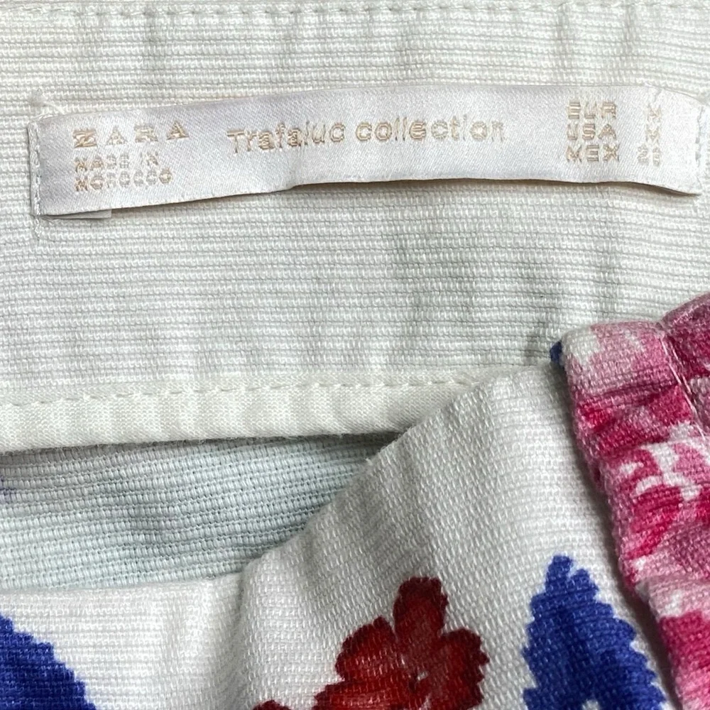 Zara Floral Mini Skirt Women’s Size M